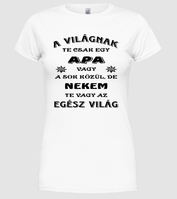 minta fehér pólón