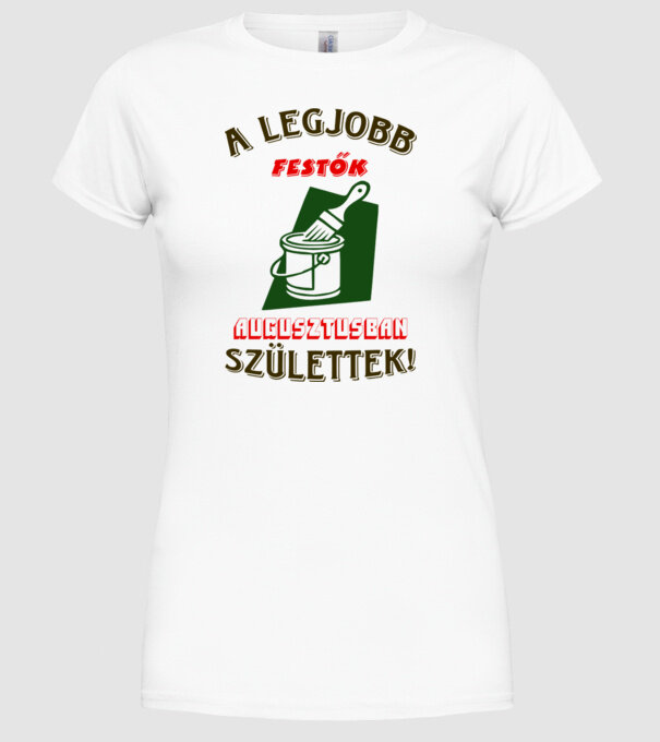  minta fehér pólón