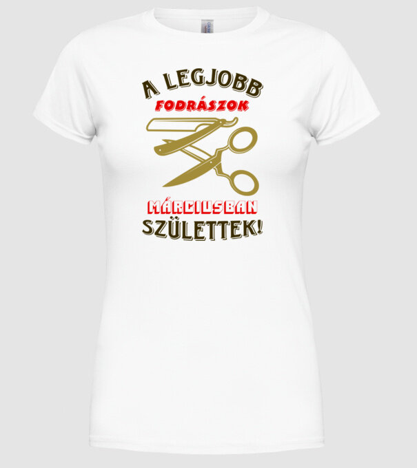  minta fehér pólón