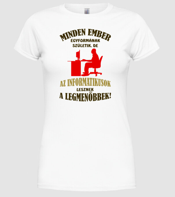  minta fehér pólón