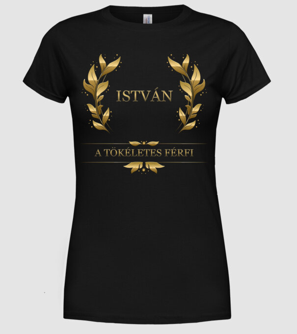  minta fekete pólón