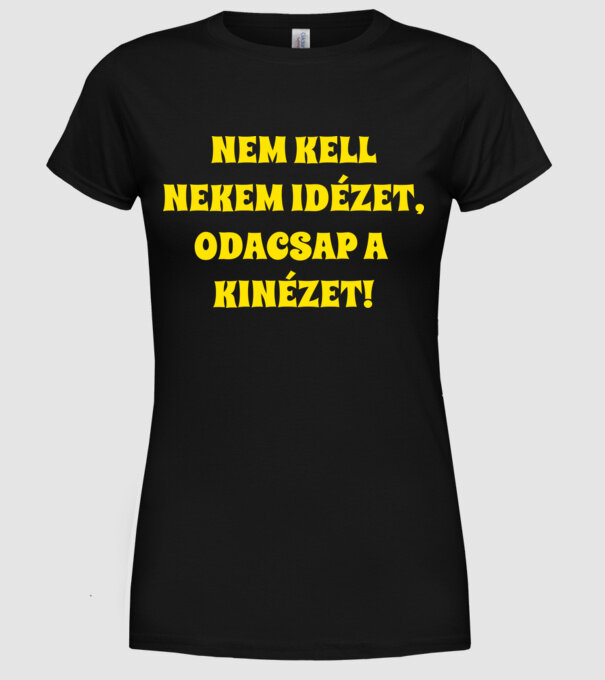  minta fekete pólón
