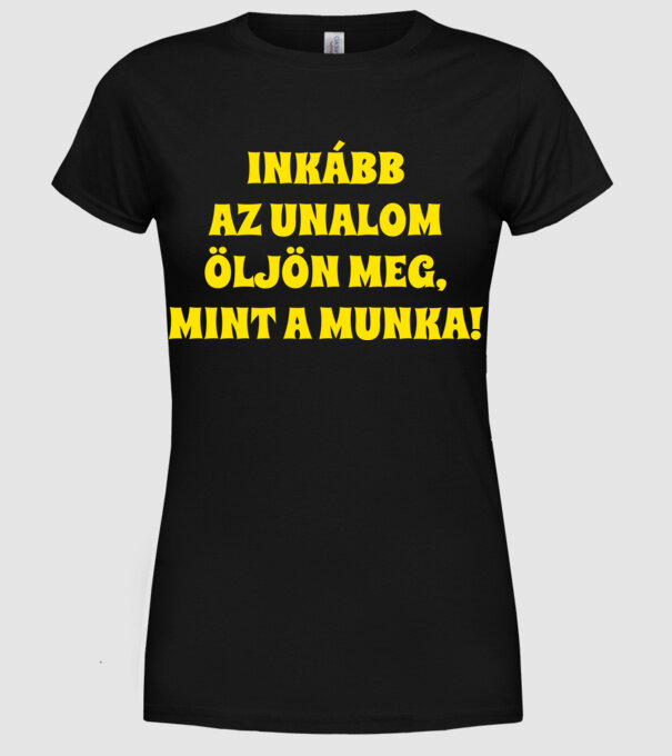  minta fekete pólón
