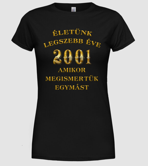 minta fekete pólón