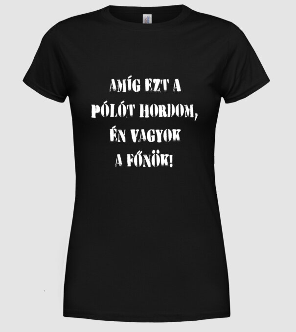  minta fekete pólón