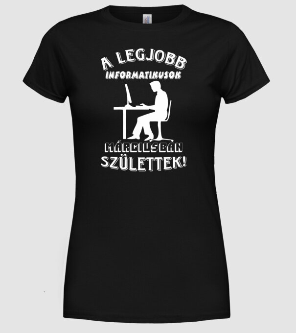  minta fekete pólón