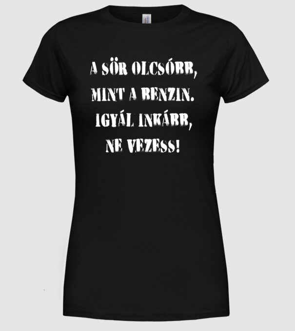  minta fekete pólón