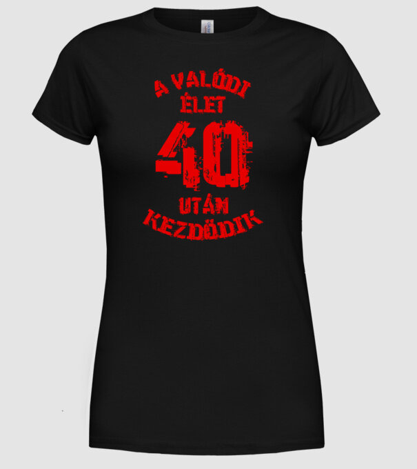  minta fekete pólón
