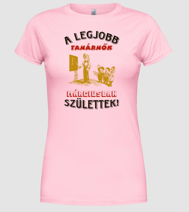  minta világos rózsaszín pólón