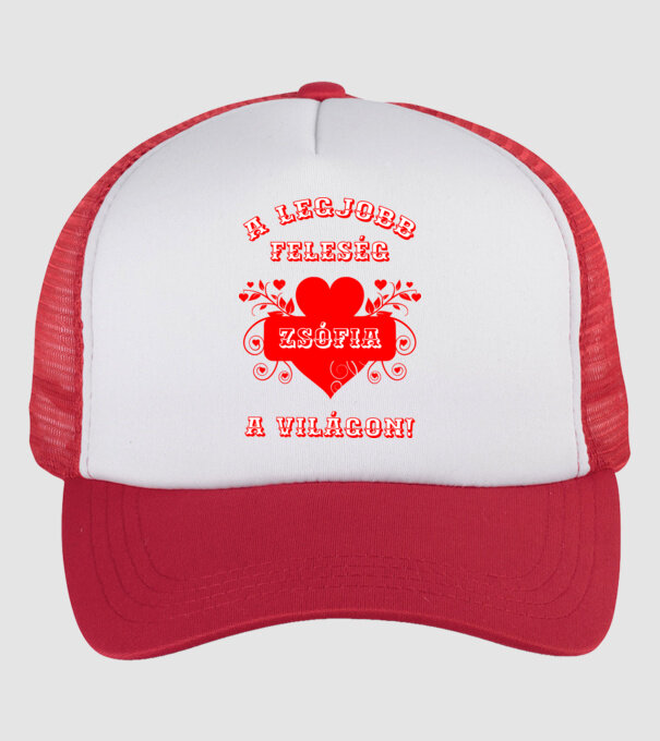  minta fehér/piros pólón