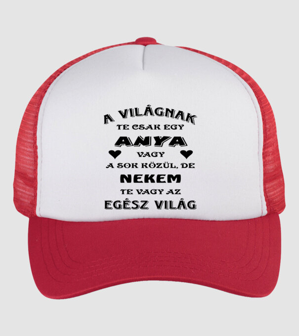  minta fehér/piros pólón