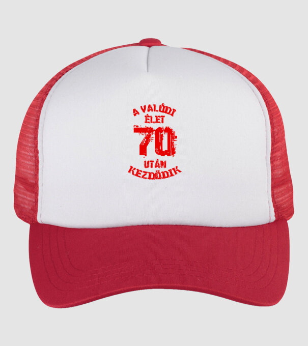  minta fehér/piros pólón