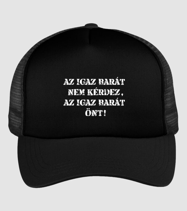  minta fekete pólón