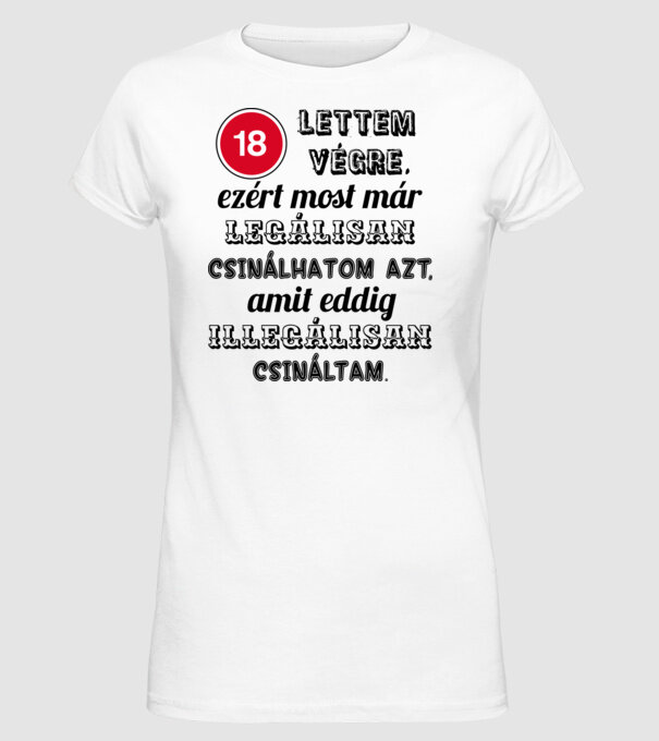  minta fehér pólón