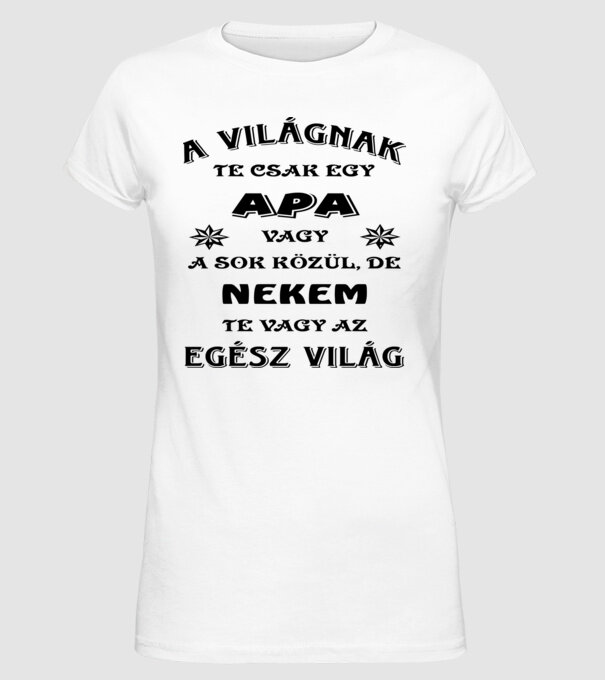  minta fehér pólón