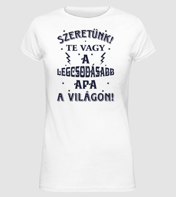  minta fehér pólón