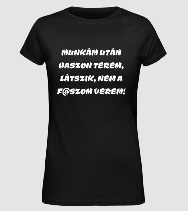  minta fekete pólón