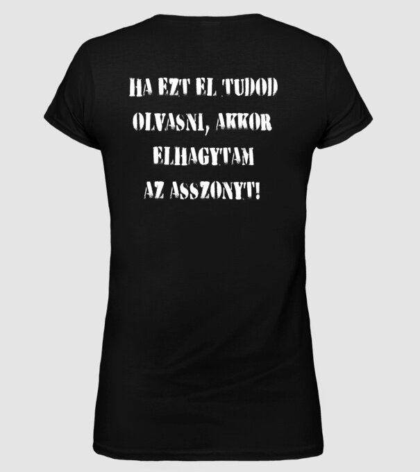  minta fekete pólón