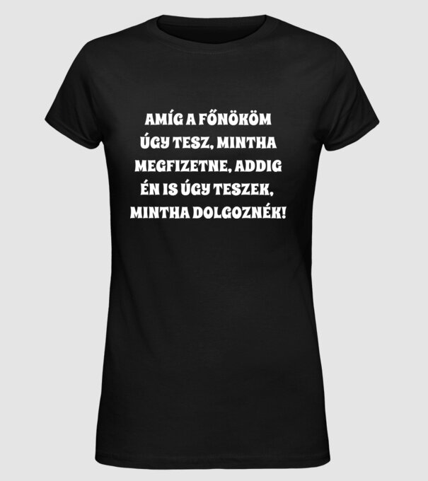  minta fekete pólón