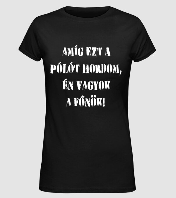  minta fekete pólón