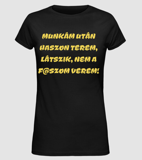  minta fekete pólón