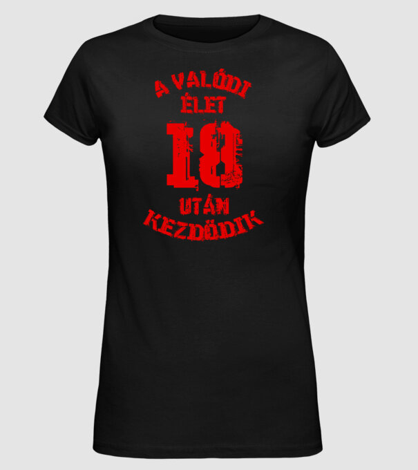  minta fekete pólón