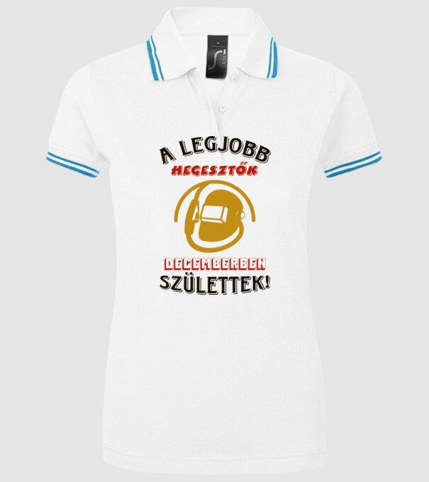  minta fehér pólón