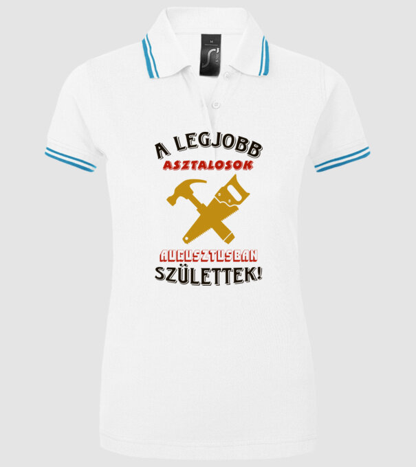  minta fehér pólón