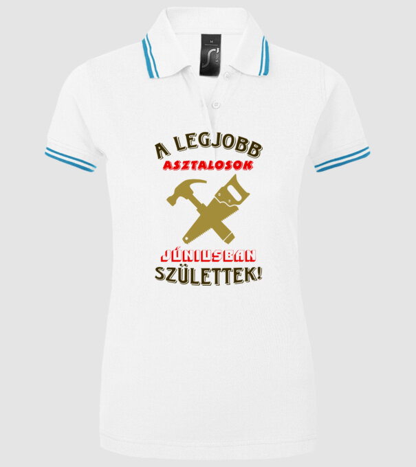  minta fehér pólón