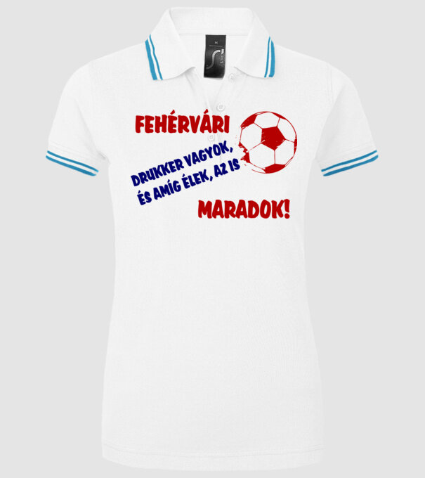  minta fehér pólón