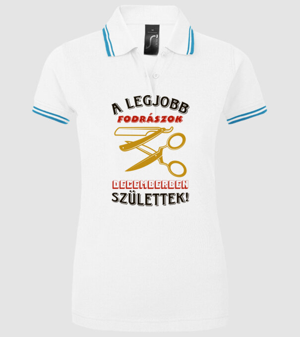  minta fehér pólón
