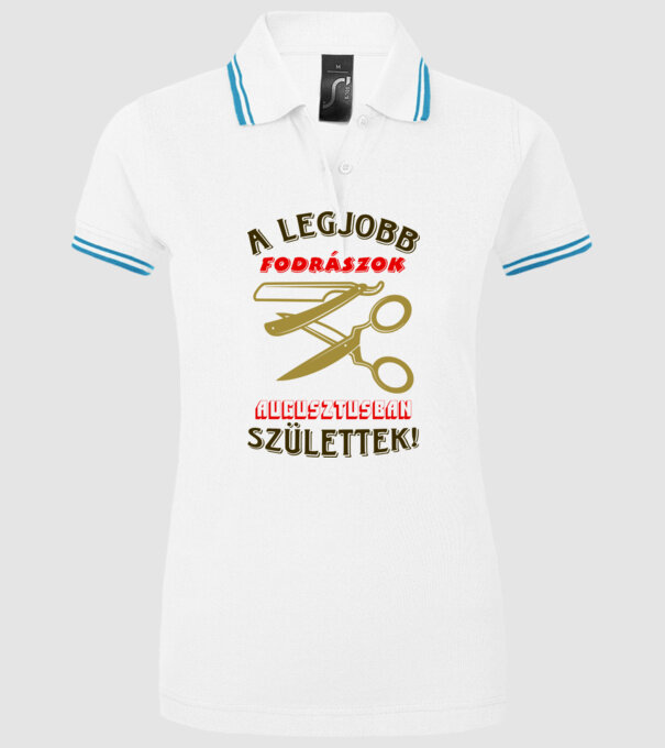  minta fehér pólón