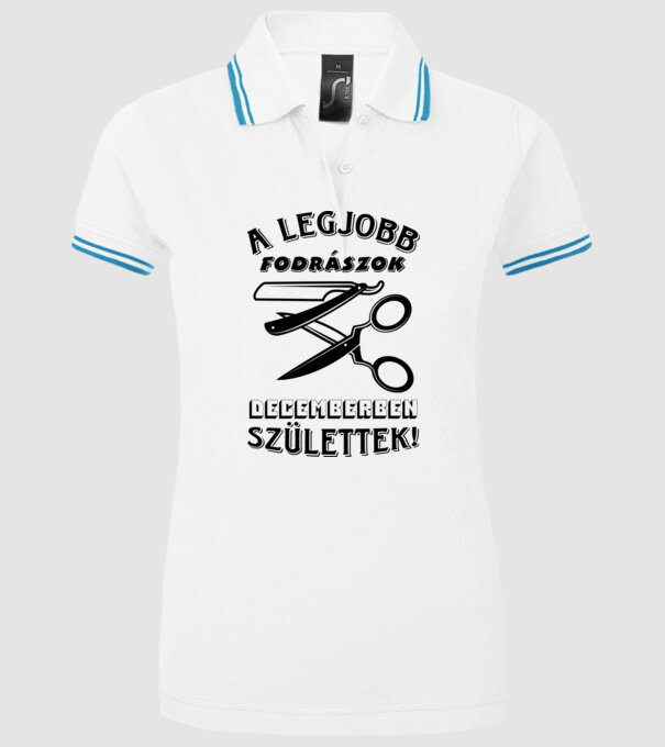  minta fehér pólón