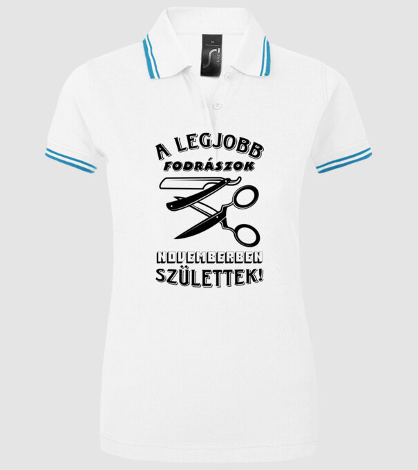  minta fehér pólón