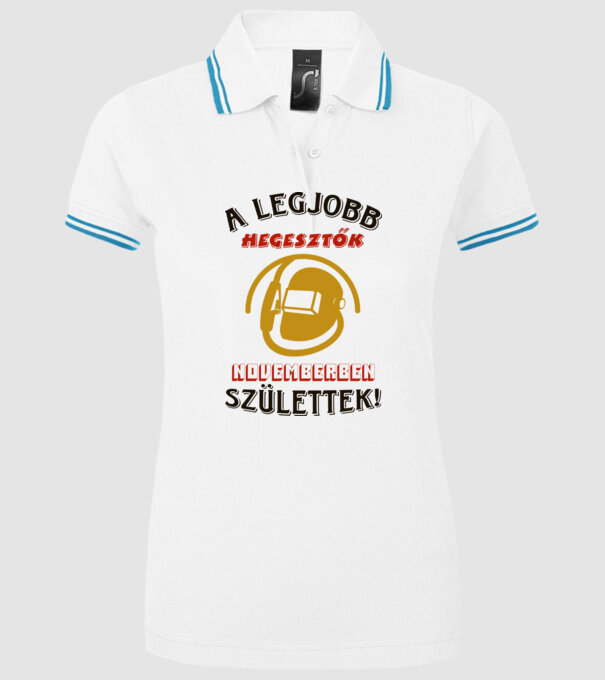  minta fehér pólón