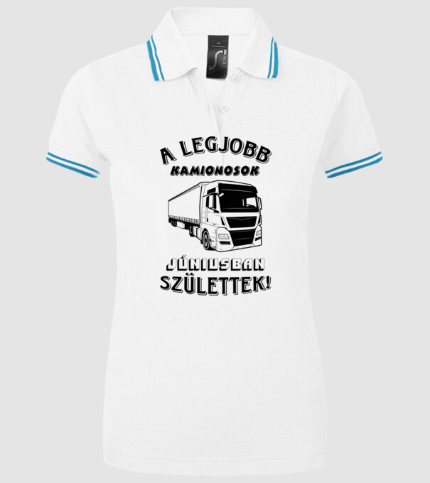  minta fehér pólón