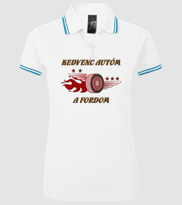  minta fehér pólón