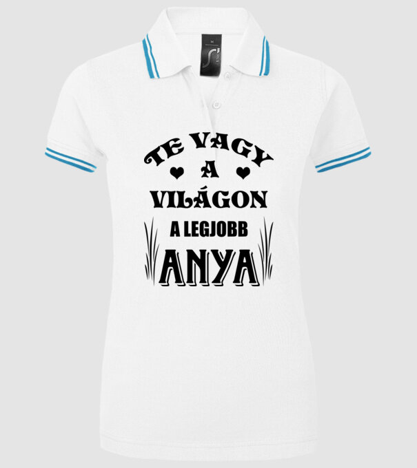  minta fehér pólón