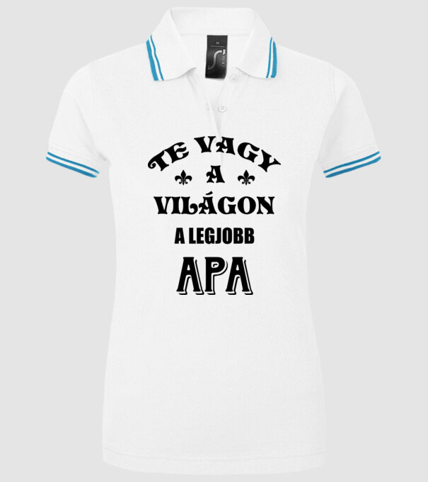  minta fehér pólón