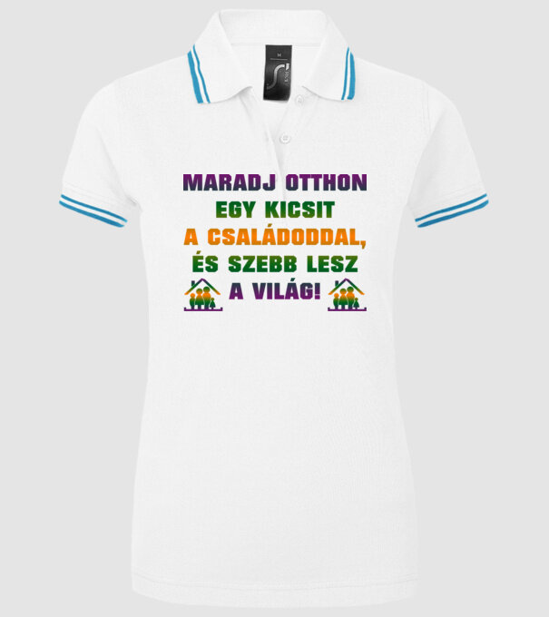  minta fehér pólón