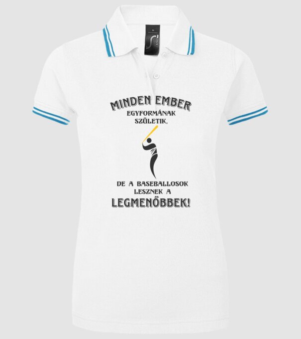  minta fehér pólón