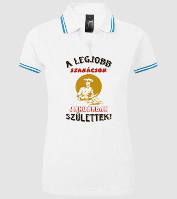  minta fehér pólón