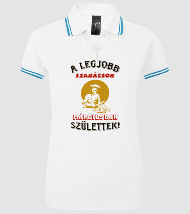  minta fehér pólón