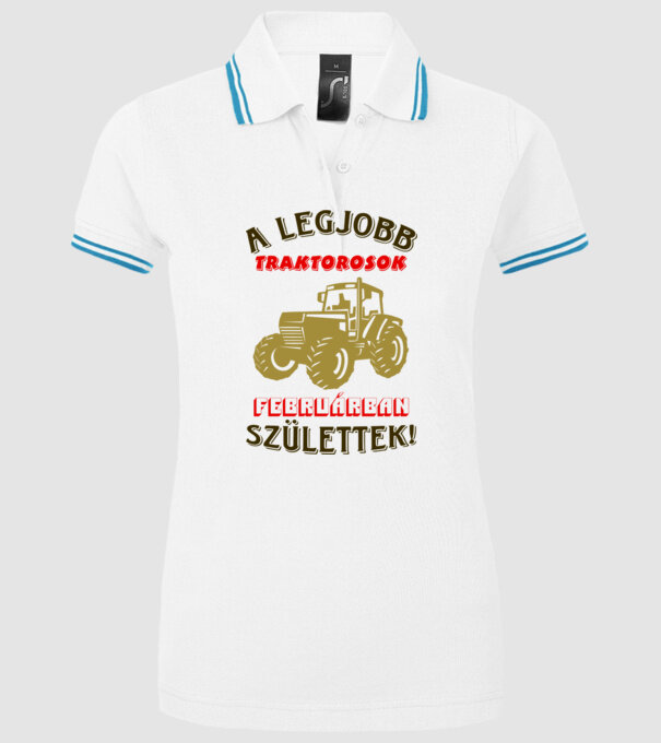  minta fehér pólón