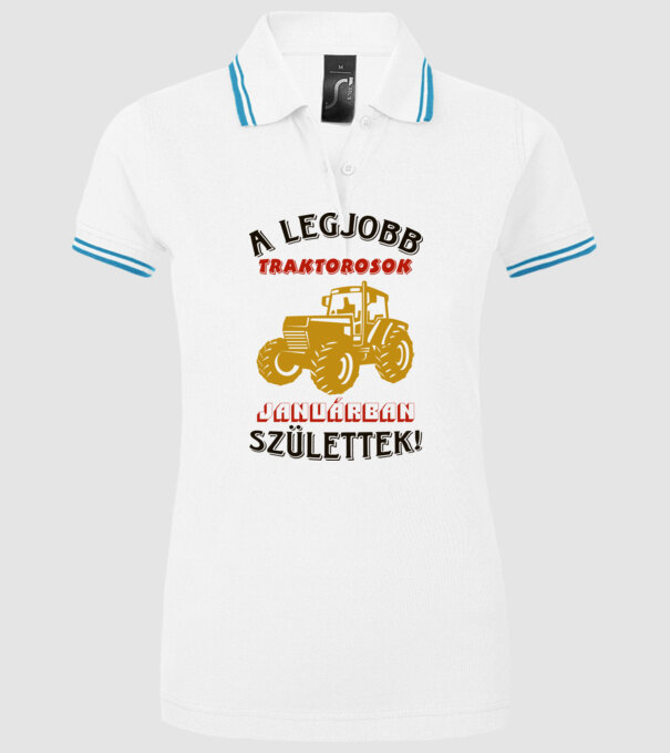  minta fehér pólón
