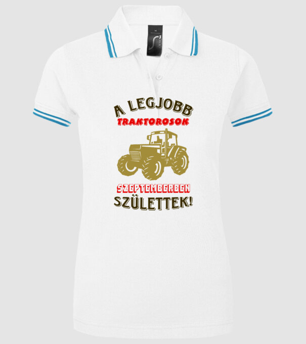  minta fehér pólón