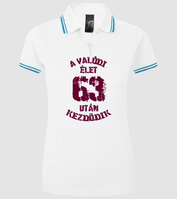  minta fehér pólón