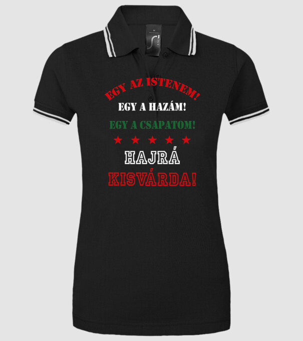  minta fekete pólón