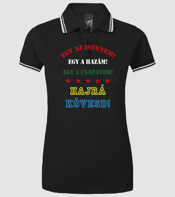  minta fekete pólón