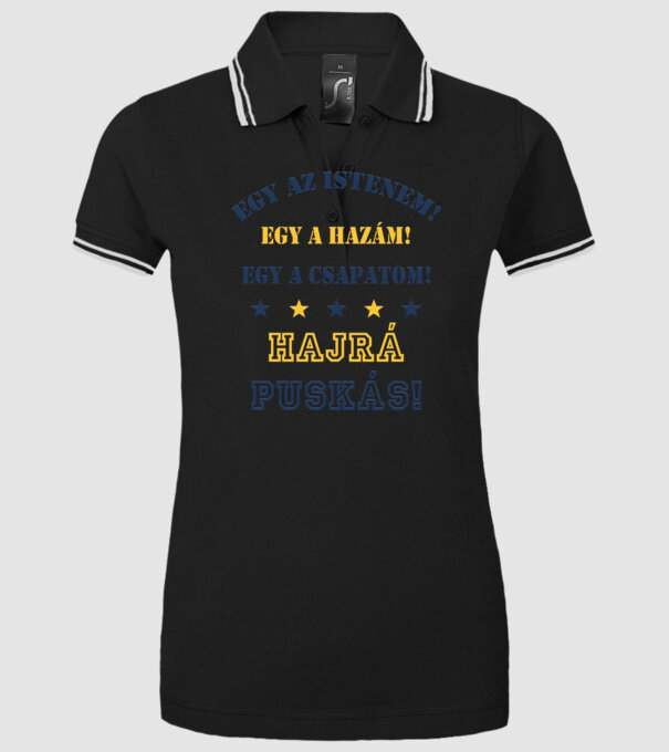  minta fekete pólón